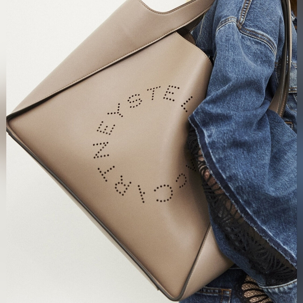 Authentic STELLA MCCARTNEY Logo Set Tote Wristlet Dustbag Shoulder‎ Crossbody - Picture 3 of 16